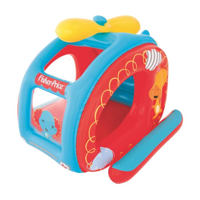 Piscina de Bolas Hinchable Bestway Helicóptero Fisher Price 137x112x97 cm