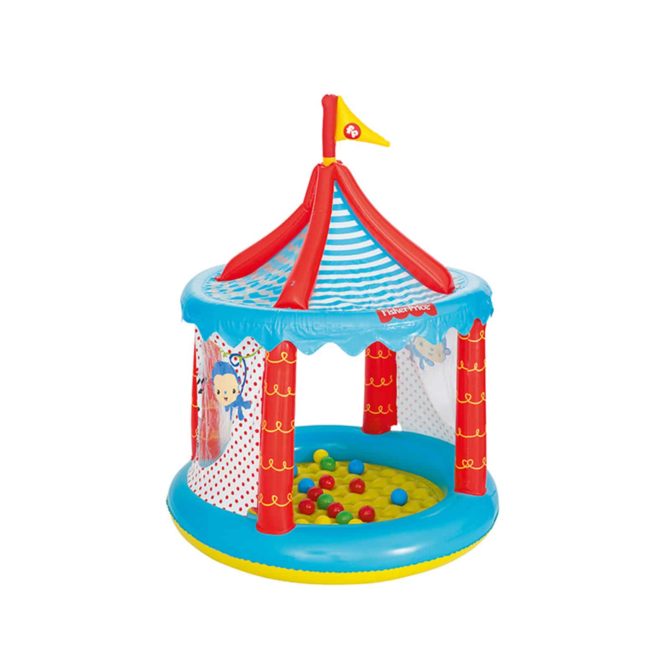 Piscina de Bolas Hinchable Bestway Fisher Price Circo Ø104x137 cm