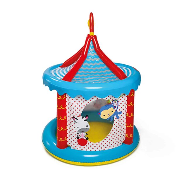 Piscina de Bolas Hinchable Bestway Fisher Price Circo Ø104x137 cm - Imagen 3