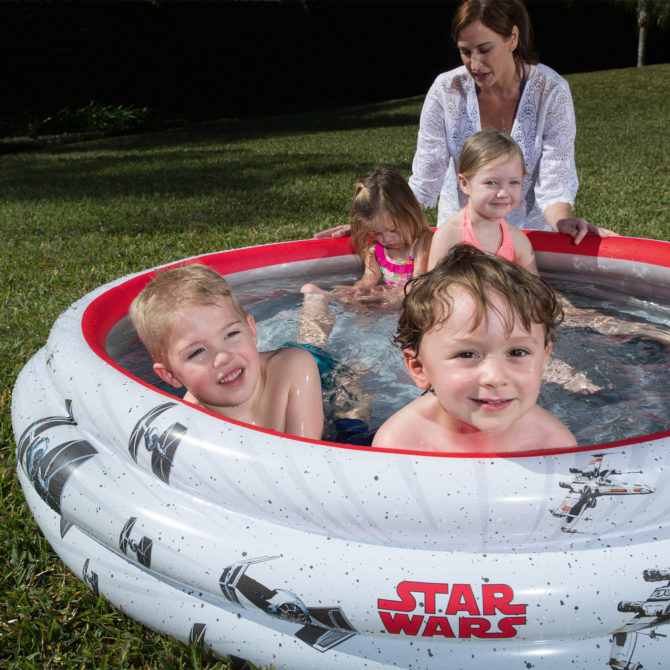 Piscina Hinchable Autoportante Infantil Bestway 152x30 cm Diseño Star Wars Rápida Instalación Edad Mayores de 2 Años - Imagen 5