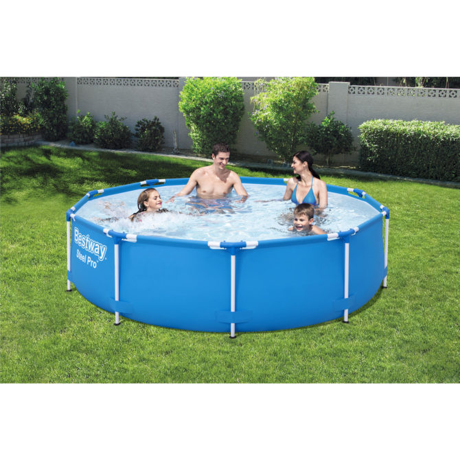 Piscina Desmontable Tubular Bestway Steel Pro 305x76 cm Depuradora de Cartucho de 1.249 L/H - Imagen 2