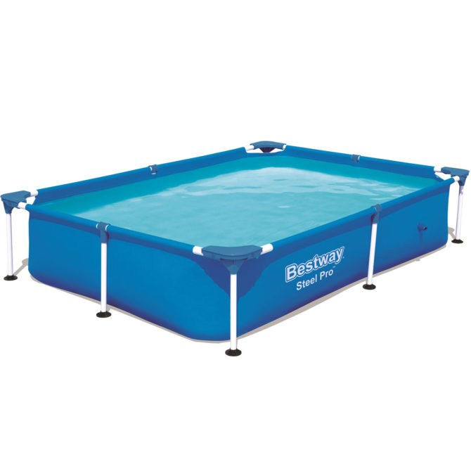 Piscina Desmontable Tubular Infantil Bestway Splash Jr. Frame Pool 221x150x43 cm