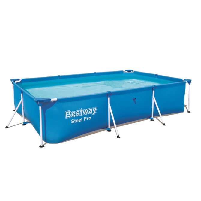 Piscina Desmontable Tubular Infantil Bestway Deluxe Splash Frame Pool 300x201x66 cm