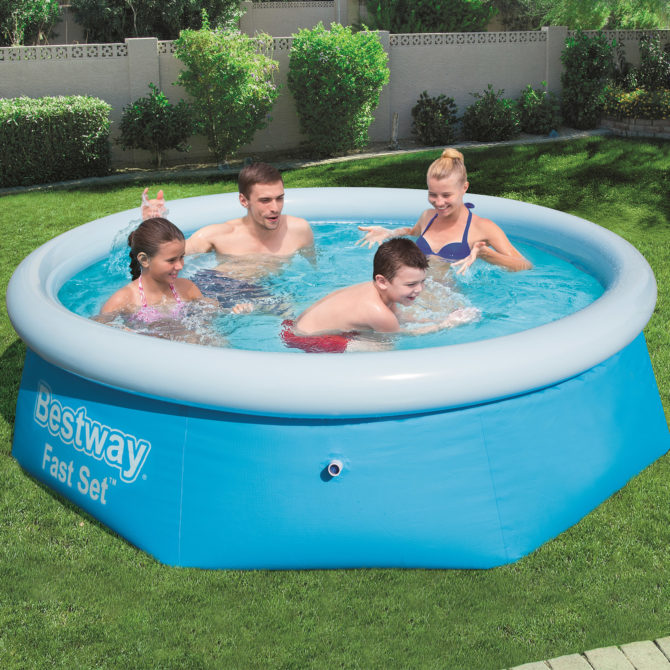 Piscina Desmontable Autoportante Bestway Fast Set 244x66 cm - Imagen 2