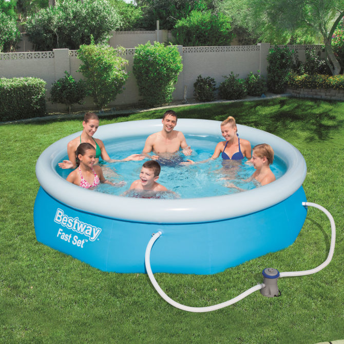 Piscina Desmontable Autoportante Bestway Fast Set 305x76 cm Depuradora de cartucho de 1.249 L/H - Imagen 2