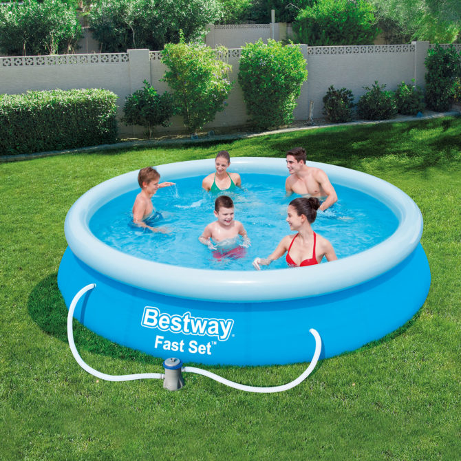 Piscina Desmontable Autoportante Bestway Fast Set 366x76 cm Depuradora de cartucho de 1.249 L/H - Imagen 2