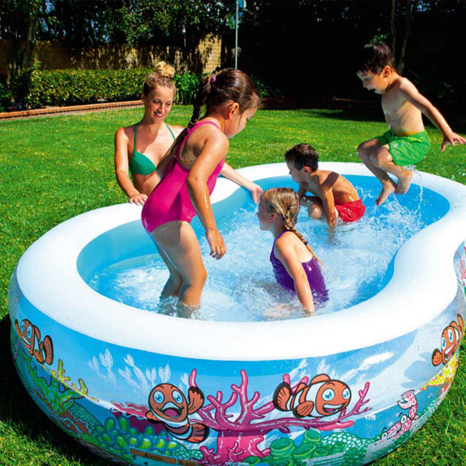 Piscina Hinchable Autoportante Infantil Bestway 262x157x46 cm Diseño Fondo Marino Rápida Instalación - Imagen 2