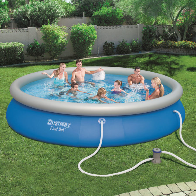 Piscina Desmontable Autoportante Bestway Fast Set 457x84 cm Depuradora de cartucho de 2.006 L/H - Imagen 2