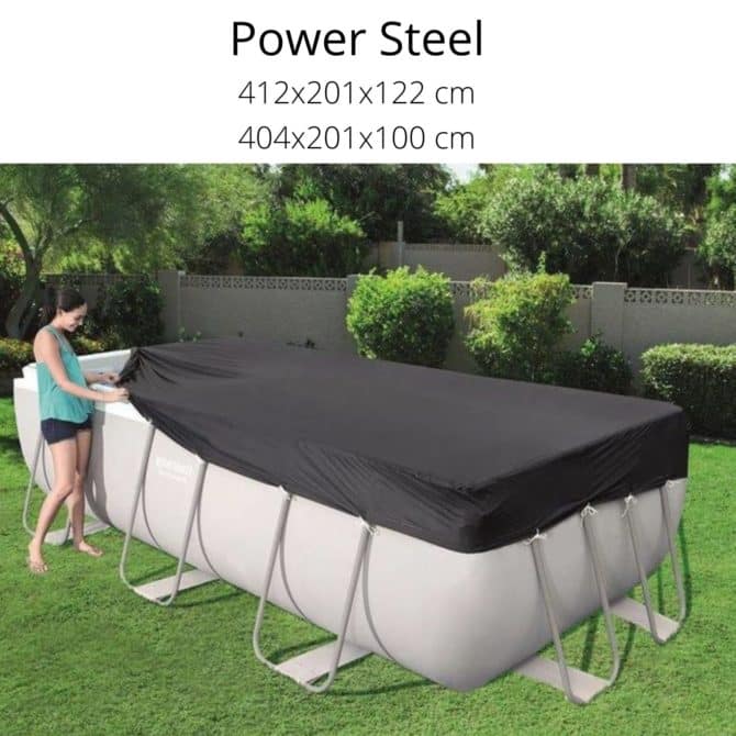 Cobertor Invierno para Piscina Desmontable Bestway 412x201 cm Rectangular - Imagen 3