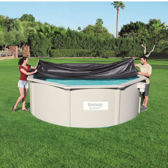 Cobertor Invierno para Piscina Desmontable Bestway Redonda Ø360 cm - Imagen 3