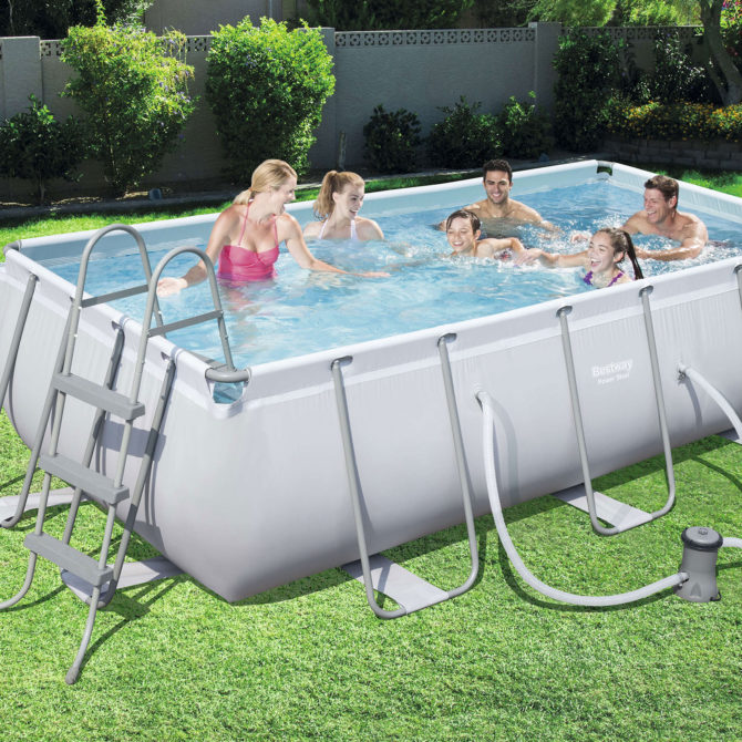 Piscina Desmontable Tubular Bestway Power Steel 404x201x100 cm Depuradora de Cartucho de 2.006 L/H - Imagen 2