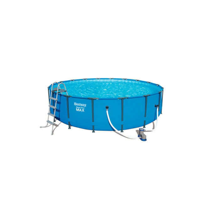 Piscina Desmontable Tubular Bestway Steel Pro Max 549x122 cm Depuradora de cartucho de 5.678 litros/hora