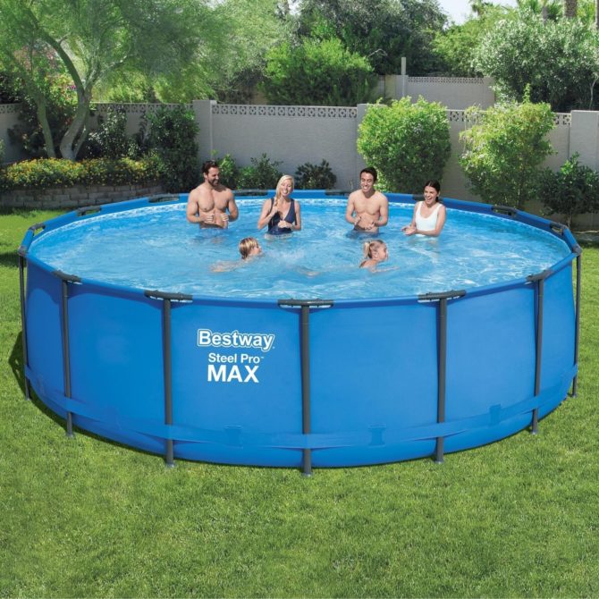 Piscina Desmontable Tubular Bestway Steel Pro Max 457x122 cm Depuradora de cartucho de 3.028 litros/hora - Imagen 2