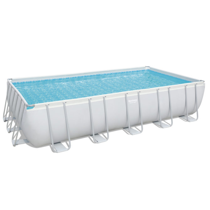 Piscina Desmontable Tubular Bestway Power Steel 671x366x132 cm Depuradora de Cartucho de 5.678 L/H - Imagen 2