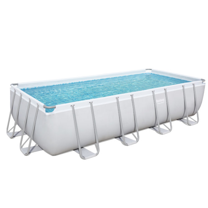 Piscina Desmontable Tubular Bestway Power Steel 549x274x122 cm Depuradora de Cartucho de 5.678 L/H - Imagen 2