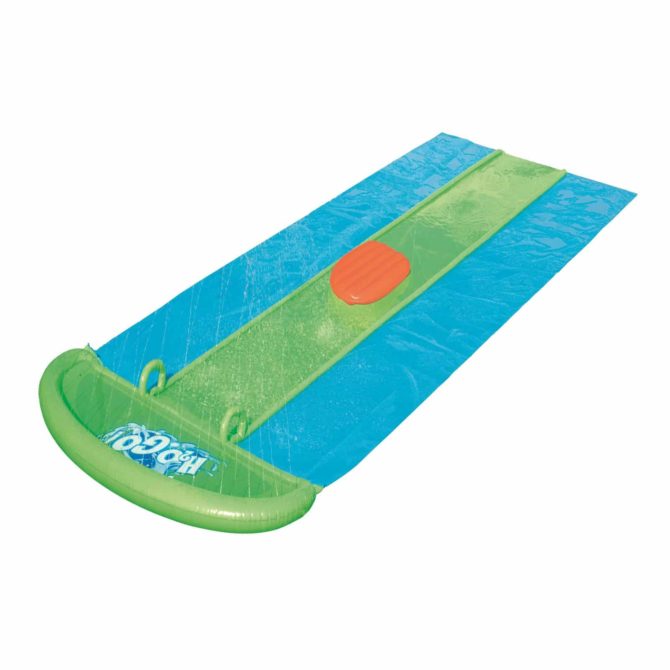 Pista Deslizante Hinchable Bestway H2O Go! Triple Carril de 549 cm