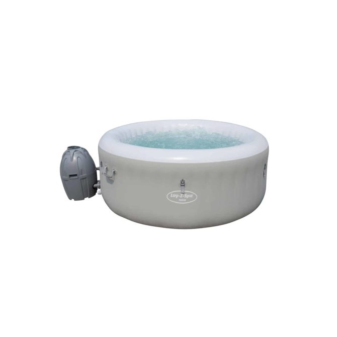 Spa Hinchable Bestway Lay-Z-Spa Ibiza 180x180x66 cm para 4-6 Personas con Airjet  y Cobertor