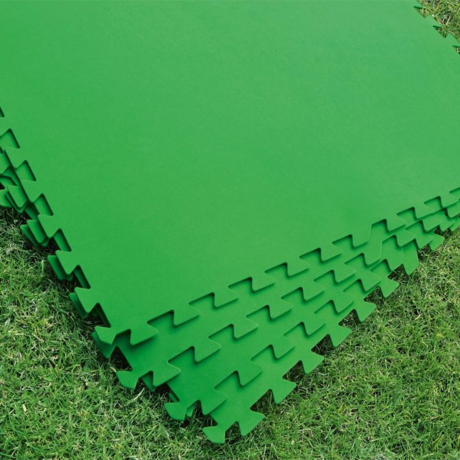 Tapiz de Suelo de Goma Bestway 81x81 cm Verde - Imagen 3