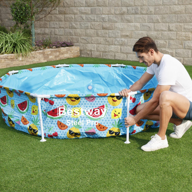 Piscina Desmontable Tubular Infantil Bestway Splash-In-Shade 244x51 cm con Parasol - Imagen 3