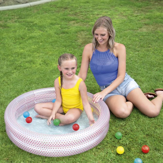 Piscina de Bolas Hinchable Infantil de 2 Anillos Bestway Up In & Over 90x20 cm - Imagen 4