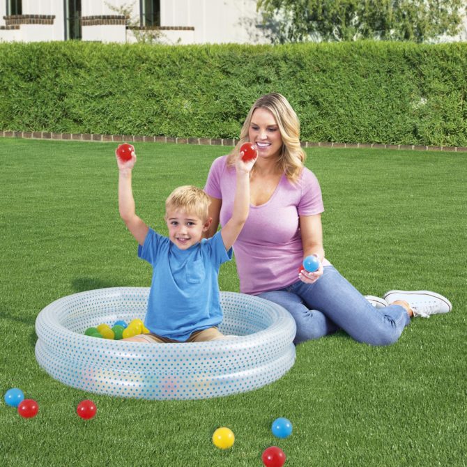 Piscina de Bolas Hinchable Infantil de 2 Anillos Bestway Up In & Over 90x20 cm - Imagen 5