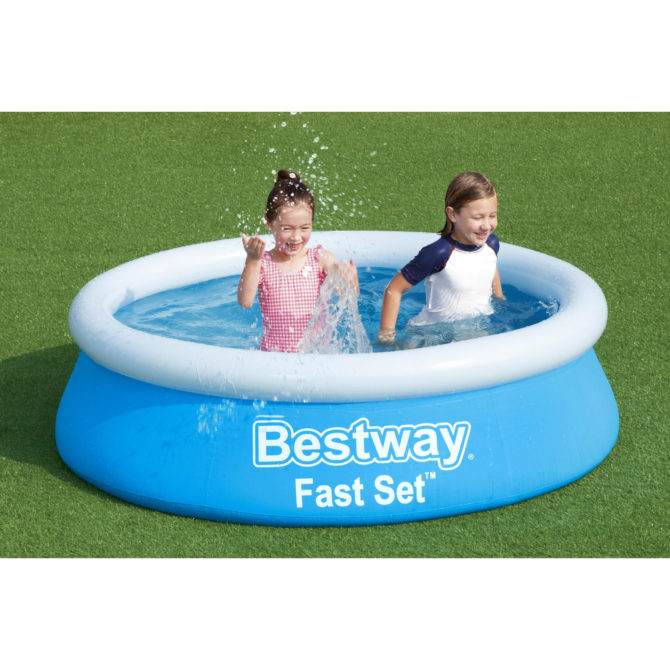 Piscina Hinchable Autoportante Infantil Bestway Fast Set 183x51 cm Mi Primera Piscina Edad Mayores de 2 Años - Imagen 2