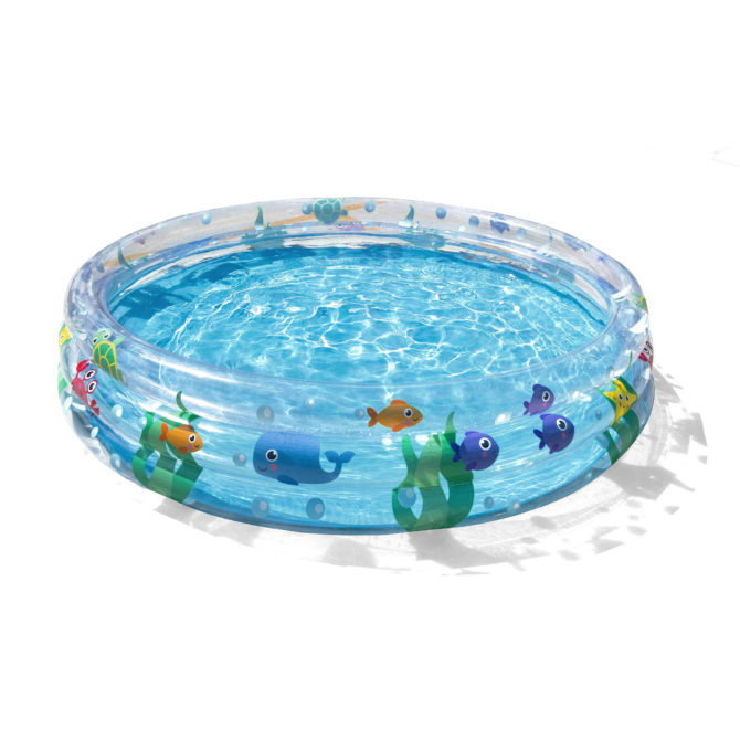 Piscina Hinchable Autoportante Infantil Bestway 152x30 cm Diseño Fondo del Mar Rápida Instalación Edad Mayor de 2 Años - Imagen 4