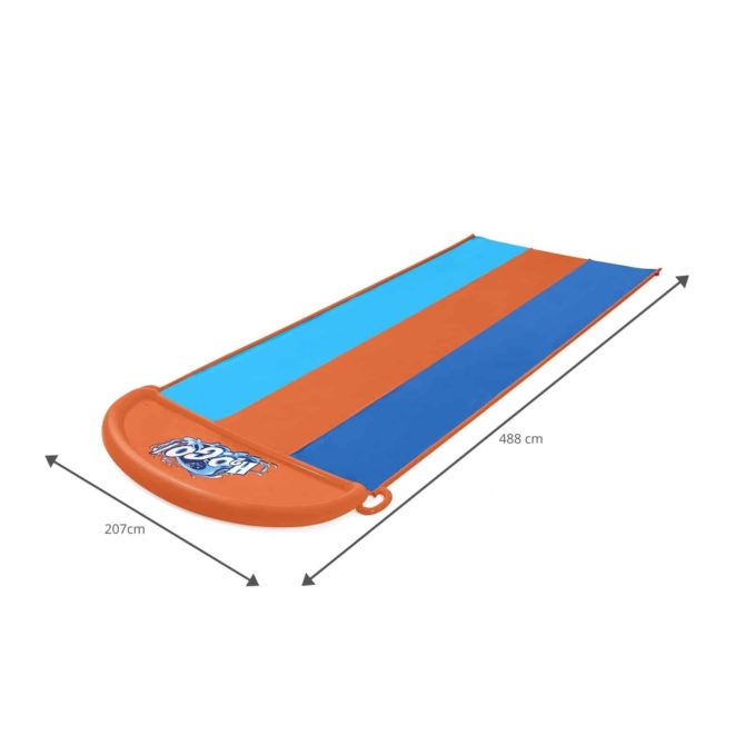 Pista Deslizante Triple Carril Bestway 488x207 cm Mayores de 3 Años - Imagen 2