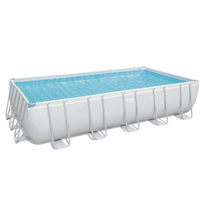 Piscina Desmontable Tubular Bestway Power Steel 671x366x132 cm Depuradora de Arena de 5.678 L/H - Imagen 2