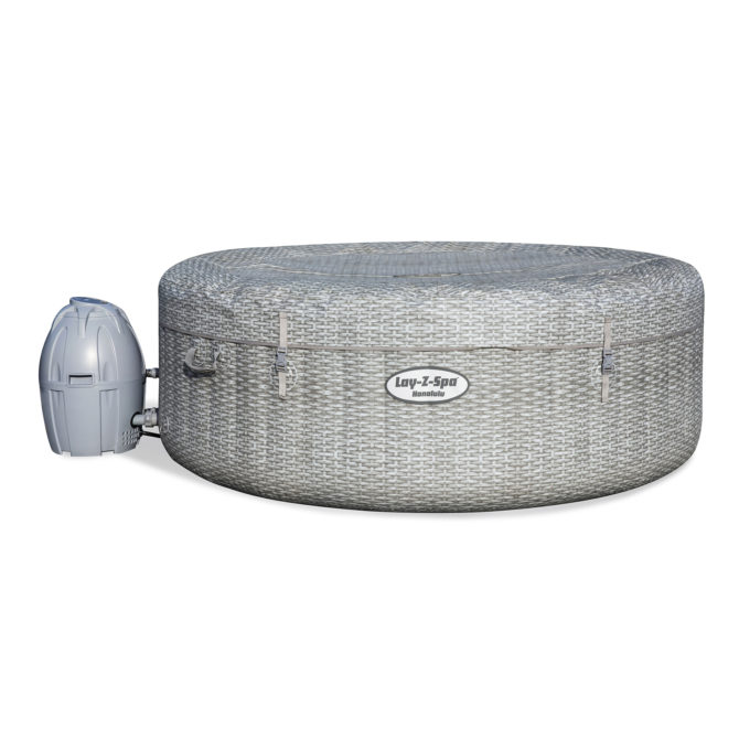 Spa Hinchable Bestway Lay-Z-Spa Honolulu 196x71 cm para 4-6 Personas con Airjet y Cobertor - Imagen 4