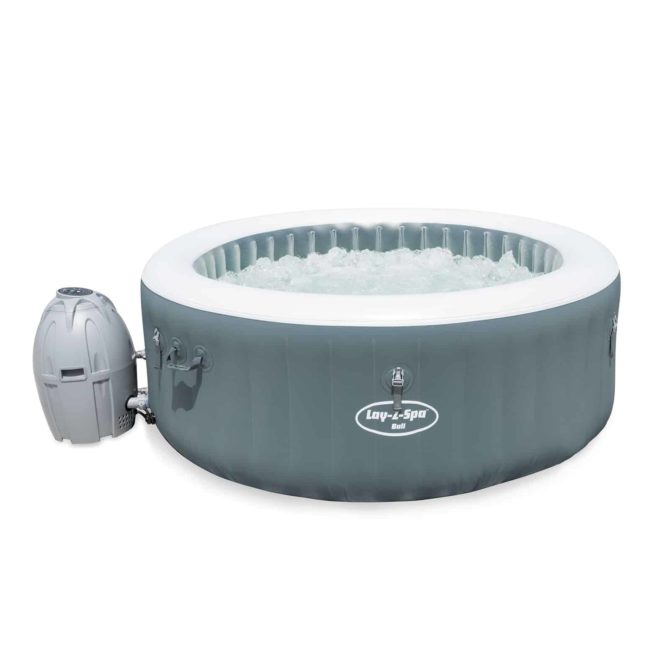 Spa Hinchable Bestway Lay-Z-Spa Tahiti 180×66 cm para 2-4 personas con Airjet, Luz LED, Cobertor y Mando a Distancia - Imagen 5