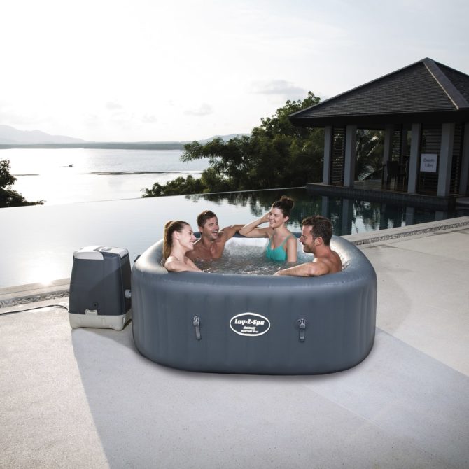 Spa Hinchable Bestway Lay-Z-Spa Hawaii 180x180x71 cm para 4-6 Personas con Hydrojet y Cobertor - Imagen 2