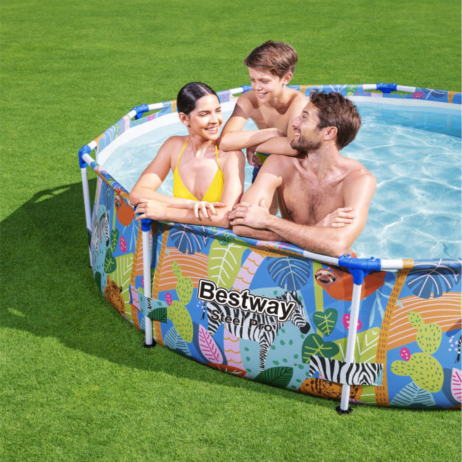 Piscina Desmontable Tubular Infantil Bestway Steel Pro 305x66 cm - Imagen 4