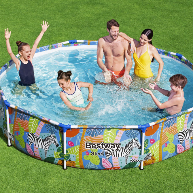 Piscina Desmontable Tubular Infantil Bestway Steel Pro 305x66 cm - Imagen 2