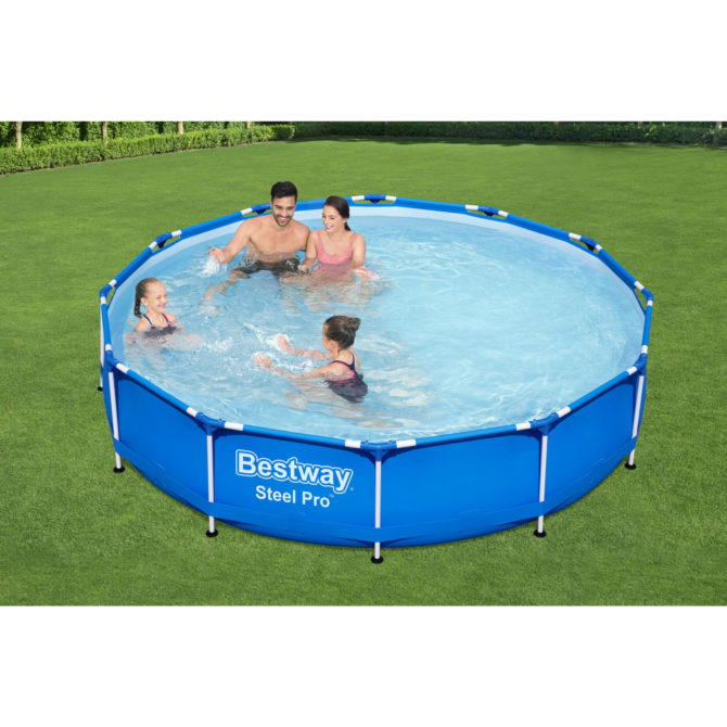 Piscina Desmontable Tubular Bestway Steel Pro 366x76 cm con Depuradora Cartucho 1.249 L/H - Imagen 2