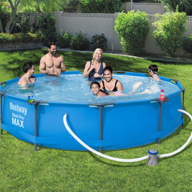 Piscina Desmontable Tubular Bestway Steel Pro Max 366x76 cm Depuradora de Cartucho 1.249 L/H - Imagen 2