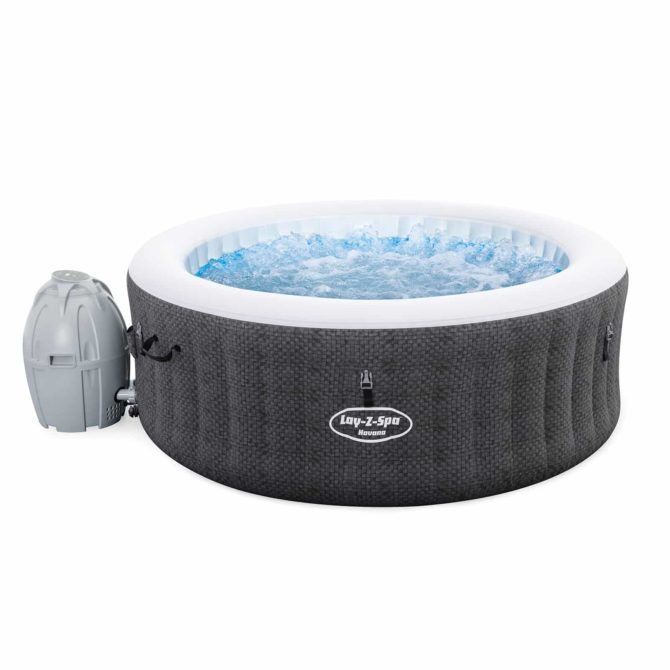 Spa Hinchable Bestway Lay-Z-Spa Havana 180x66 cm para 2-4 Personas con Airjet y Cobertor - Imagen 5