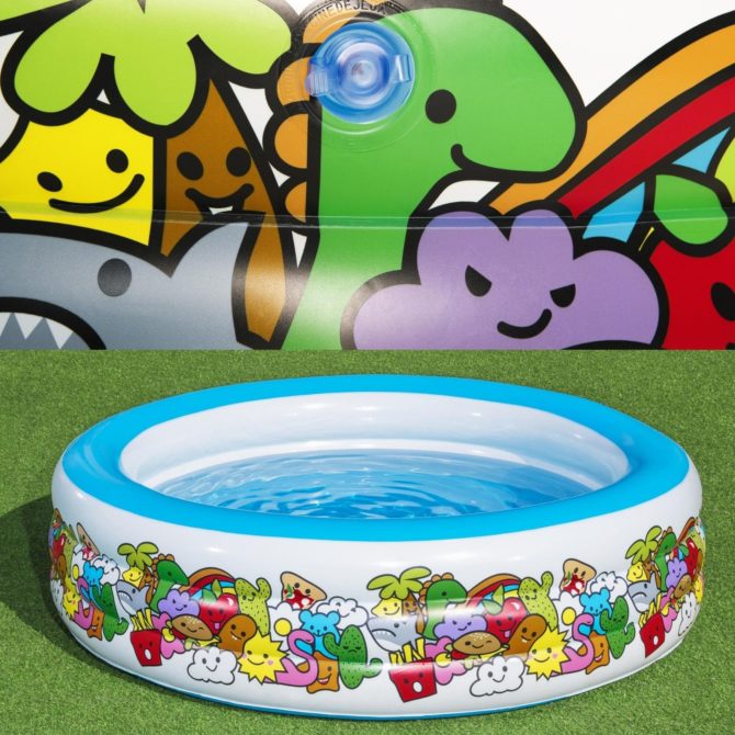 Piscina Hinchable Autoportante Infantil Bestway 193x53 cm Diseño Animales de Colores Edad Mayores de 6 Años - Imagen 3