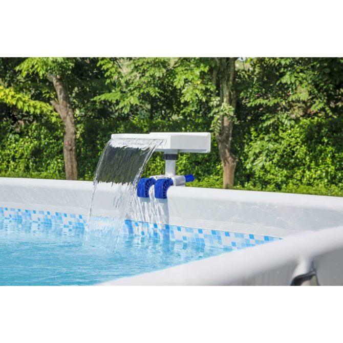 Cascada para Piscinas Tubulares Bestway con Luz LED 34x24x32 cm - Imagen 2