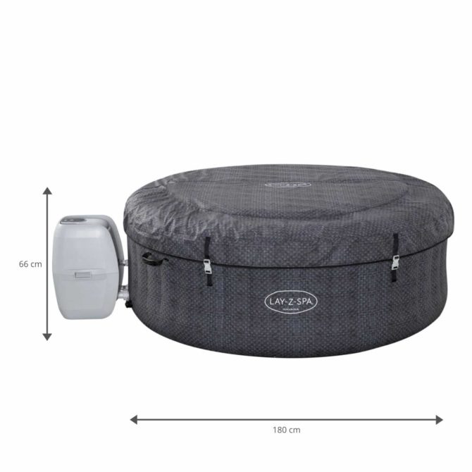 Spa Hinchable Bestway Lay-Z-Spa Havana 180x66 cm para 2-4 Personas con Airjet y Cobertor - Imagen 4