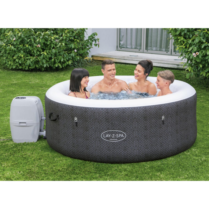 Spa Hinchable Bestway Lay-Z-Spa Havana 180x66 cm para 2-4 Personas con Airjet y Cobertor - Imagen 2