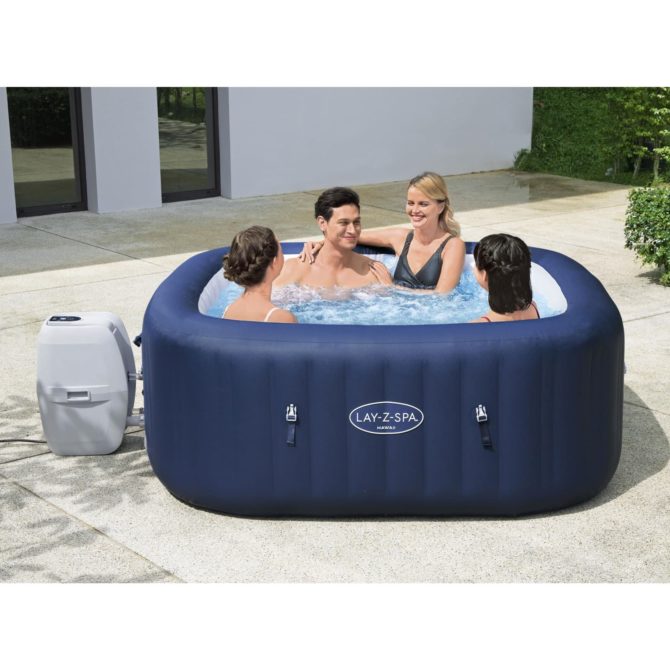 Spa Hinchable Bestway Lay-Z-Spa Hawaii 180x180x71 cm para 4-6 Personas con Hydrojet y Cobertor - Imagen 2