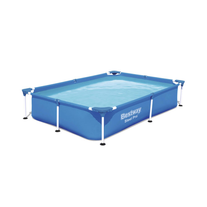 Piscina Desmontable Tubular Infantil Bestway Steel Pro 221x150x43 cm