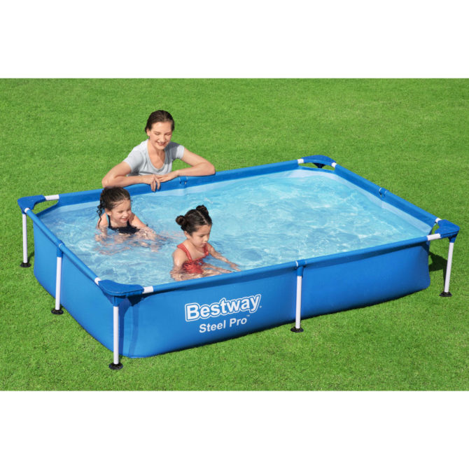 Piscina Desmontable Tubular Infantil Bestway Steel Pro 221x150x43 cm - Imagen 3