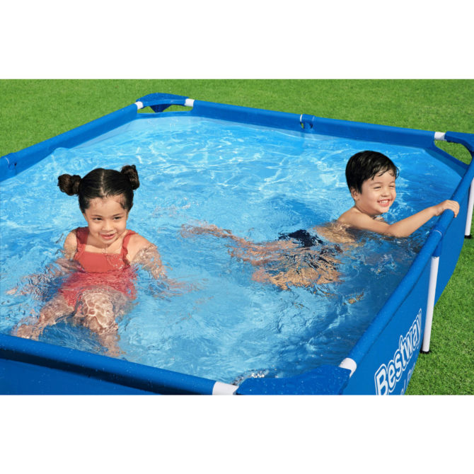 Piscina Desmontable Tubular Infantil Bestway Steel Pro 221x150x43 cm - Imagen 4