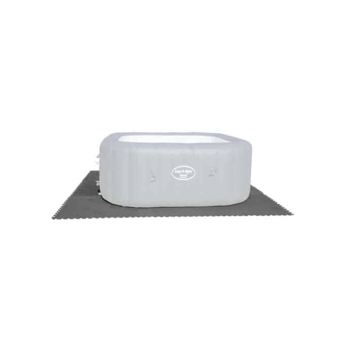 Protector de Suelo para Piscinas Desmontables Protector Tapiz Spa Bestway 9 Piezas Encajables de 50x50 cm - Imagen 3