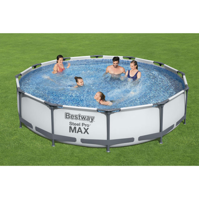 Piscina Desmontable Tubular Bestway Steel Pro Max 366x76 cm con Depuradora Cartucho 1.249 L/H - Imagen 2