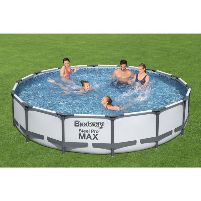 Piscina Desmontable Tubular Bestway Steel Pro Max 427x84 cm con Depuradora Cartucho 2.006 L/H - Imagen 2