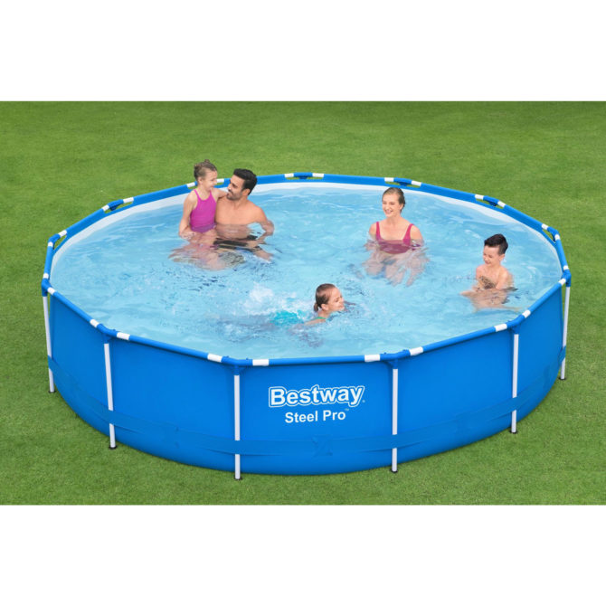 Piscina Desmontable Tubular Bestway Steel Pro 396x84 cm con Depuradora Cartucho 2.006 L/H - Imagen 2