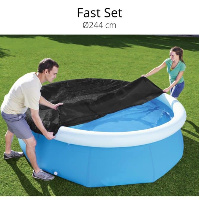 Cobertor Invierno para Piscina Fast Set Bestway Ø244 cm Redonda - Imagen 3